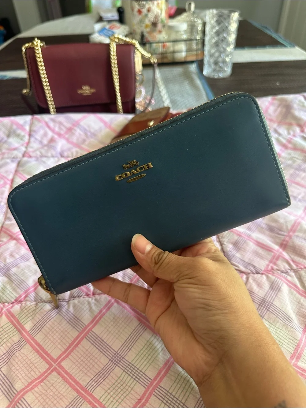 Coach Accordion Zip Wallet